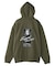 FACE BOX PATCH ZIP UP SWEAT HOODIE