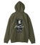 FACE BOX PATCH ZIP UP SWEAT HOODIE
