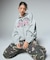 TRIBAL HEART ZIP UP SWEAT HOODIE