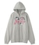 TRIBAL HEART ZIP UP SWEAT HOODIE