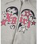 TRIBAL HEART ZIP UP SWEAT HOODIE
