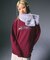 METALLIC DISTORTION LOGO SWEAT TOP