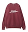 METALLIC DISTORTION LOGO SWEAT TOP