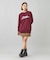 METALLIC DISTORTION LOGO SWEAT TOP