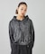 DISTRESSED COMPACT SWEAT HOODIE