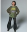 FLOCKED DENIM FLARE PANTS