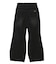 FLOCKED DENIM FLARE PANTS