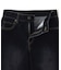FLOCKED DENIM FLARE PANTS