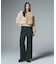 WAIST ADJUSTABLE WIDE TUCK PANTS
