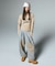 SPRAY PRINT BALLOON SWEAT PANTS