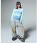 SPRAY PRINT BALLOON SWEAT PANTS