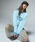 SPRAY PRINT BALLOON SWEAT PANTS