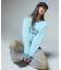 SPRAY PRINT BALLOON SWEAT PANTS