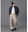 SPRAY PRINT BALLOON SWEAT PANTS