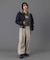 SPRAY PRINT BALLOON SWEAT PANTS