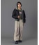 SPRAY PRINT BALLOON SWEAT PANTS