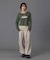 SPRAY PRINT BALLOON SWEAT PANTS