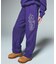 RHINESTONE CURSIVE LOGO SWEAT PANTS