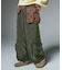 FADED WIDE LEG CARGO PANTS