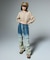 GRADIENT DENIM EASY PANTS
