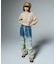 GRADIENT DENIM EASY PANTS