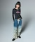 GRADIENT DENIM EASY PANTS