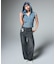 LOGO POCKET LOOSE DENIM PANTS