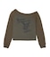 OFF THE SHOULDER SWEAT TOP
