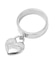 HEART PADLOCK RING