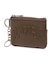 FAUX LEATHER PATCH COIN AND CARD CASE