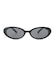 MILLS LOGO OVAL SUNGLASSES