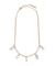 LOGO AND RHINESTONE NECKLACE