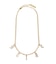 LOGO AND RHINESTONE NECKLACE