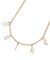 LOGO AND RHINESTONE NECKLACE