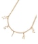 LOGO AND RHINESTONE NECKLACE