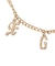 LOGO AND RHINESTONE NECKLACE
