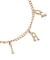 LOGO AND RHINESTONE NECKLACE