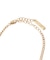 LOGO AND RHINESTONE NECKLACE