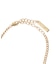 LOGO AND RHINESTONE NECKLACE