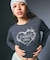 BARBED WIRE HEART L/S BABY TEE