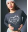 BARBED WIRE HEART L/S BABY TEE