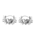 TRIBAL HEART CHARM EARRINGS