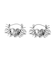 TRIBAL HEART CHARM EARRINGS