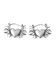 TRIBAL HEART CHARM EARRINGS