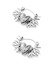 TRIBAL HEART CHARM EARRINGS