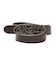 OVAL LOGO CLASP FAUX LEATHER BELT
