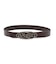 OVAL LOGO CLASP FAUX LEATHER BELT