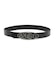 OVAL LOGO CLASP FAUX LEATHER BELT