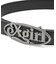 OVAL LOGO CLASP FAUX LEATHER BELT