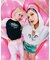 X-girl x THE POWERPUFF GIRLS RAGLAN L/S BABY TEE